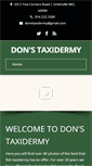 Mobile Screenshot of donstaxidermy.com